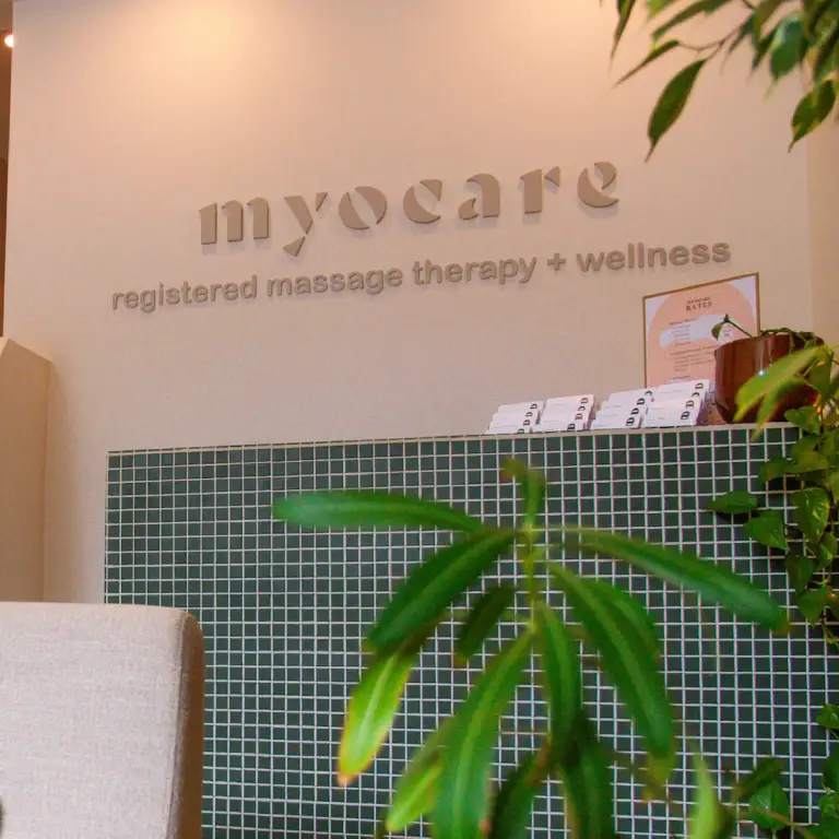 Myocare RMT storefront Annex Toronto