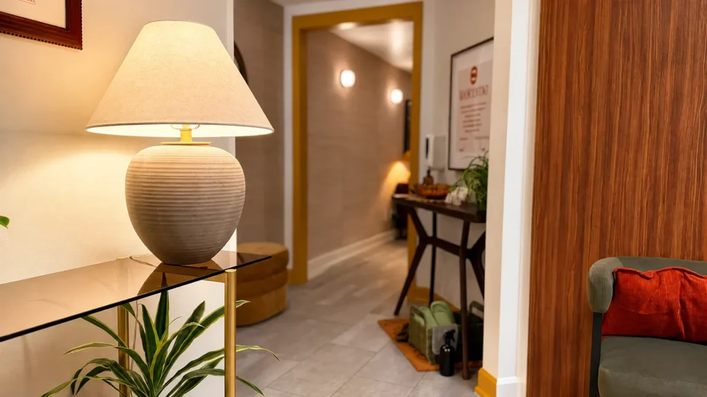 Clinic hallway at Myocare RMT Wellness Leaside